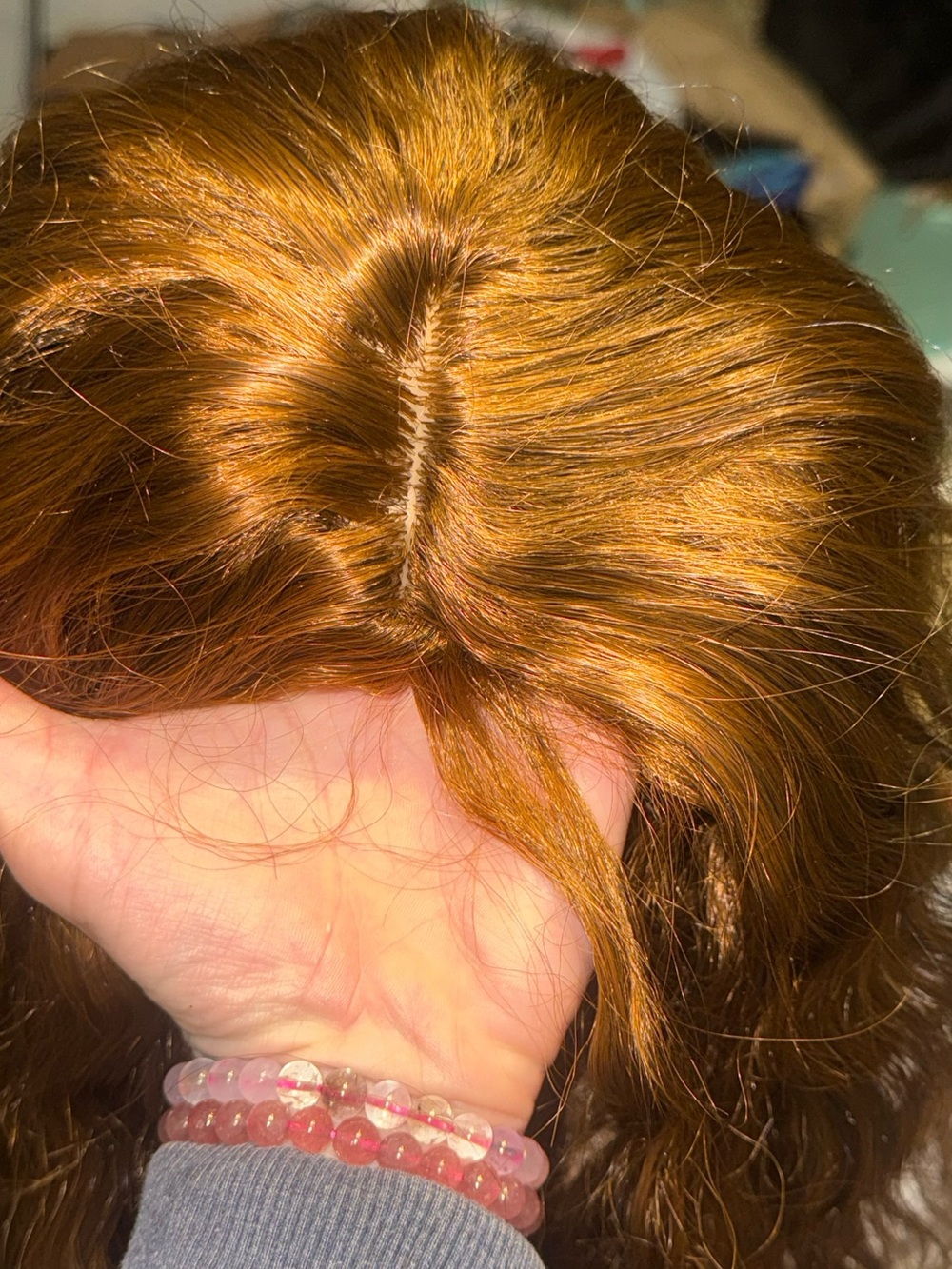 Natural Copper Brown Women’s Wig - Unbranded